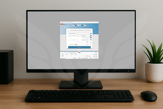 نمایی از اپلیکیشن گادپینگ بر روی PC