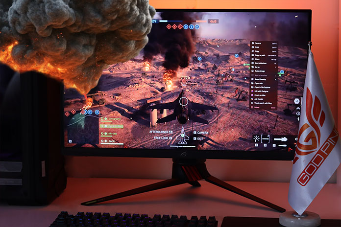 نمایی از بازی آنلاین Battlefield بر روی رایانه